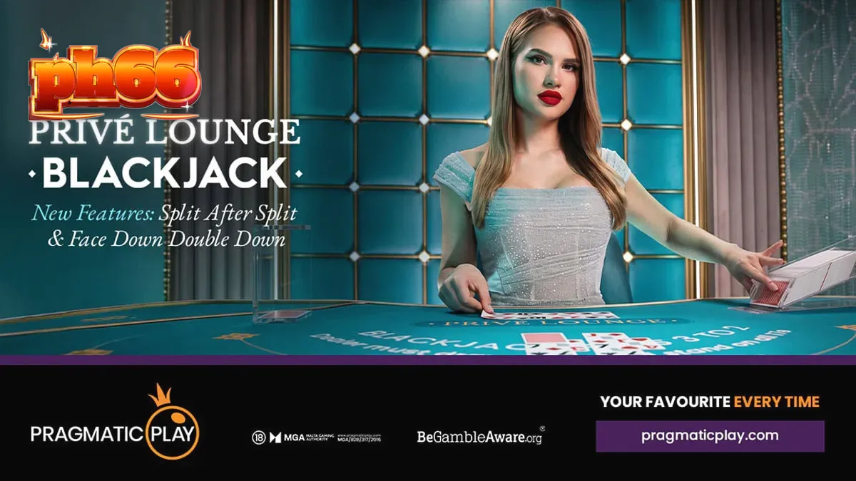 Isang eleganteng blackjack table sa isang VIP casino lounge na nagpapakita ng mga bagong feature ng laro.